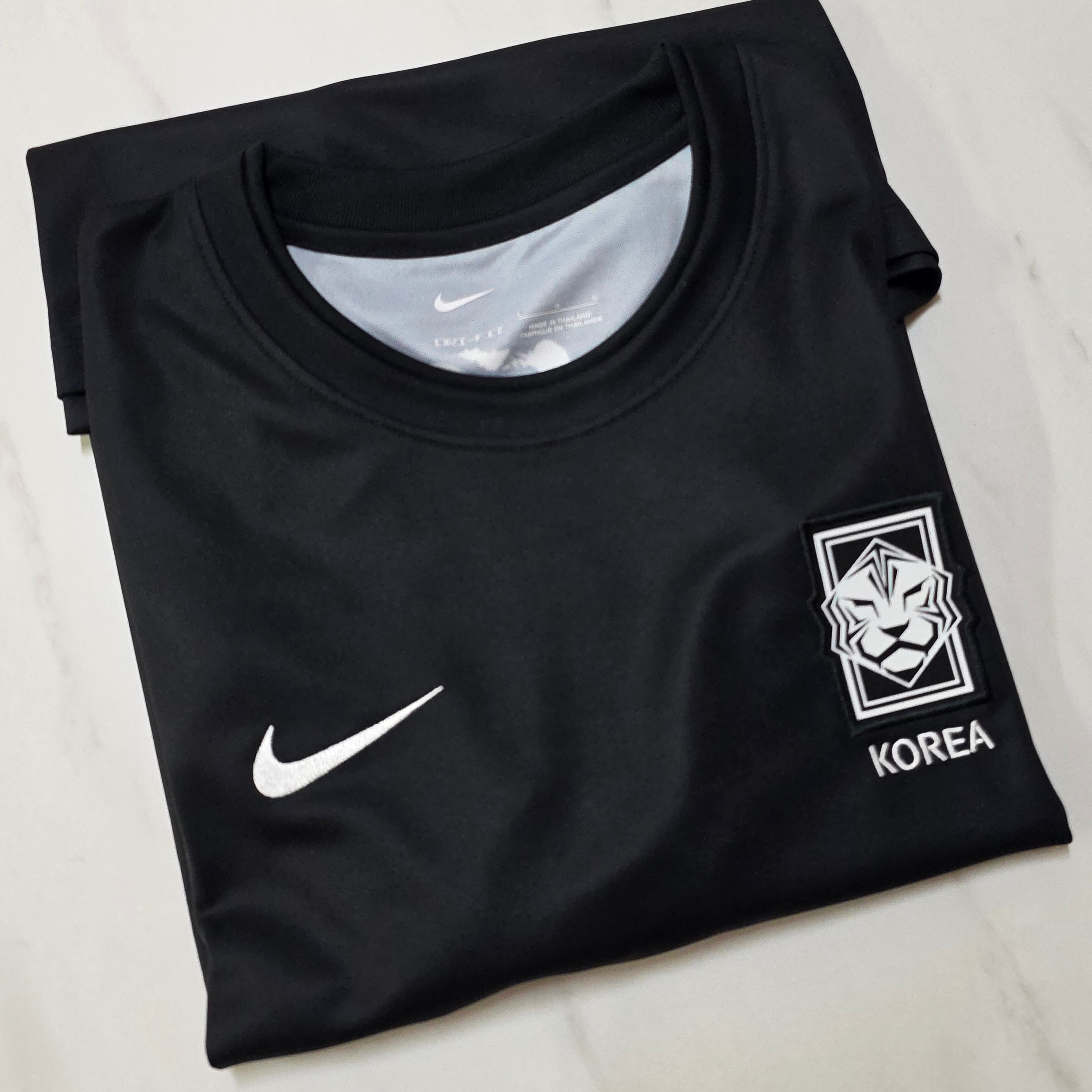 Nike x Peaceminusone Korea Academy Pro Short-Sleeve Football Top Black White (IH1682-010) 착용 스타일 - 2
