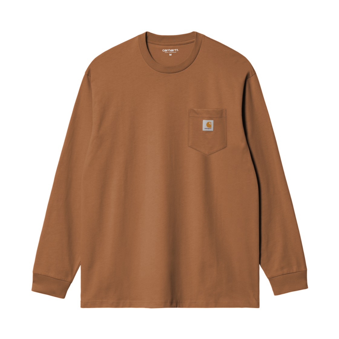 I030437-3TG-XX Carhartt WIP L/S Pocket T-Shirt Wip H Brown