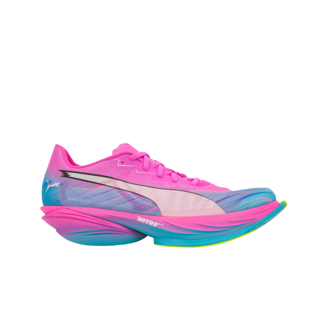 푸마 패스트-알 나이트로 엘리트 3 포이즌 핑크 화이트(Puma Fast-R Nitro Elite 3 Poison Pink White) - 1