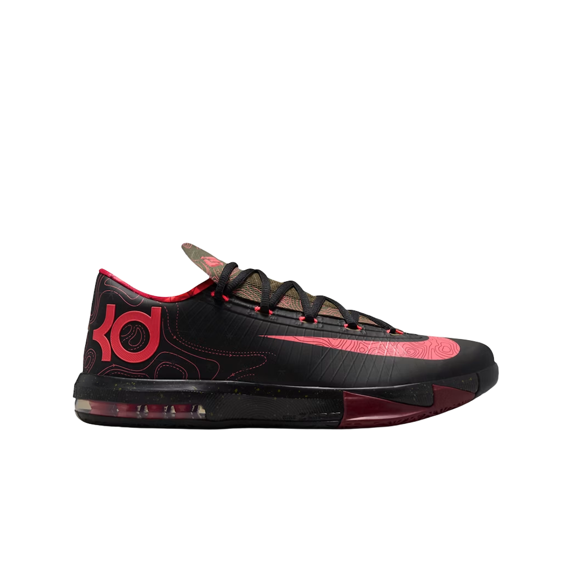 IM4409-001 Nike KD 6 Black Atomic Red