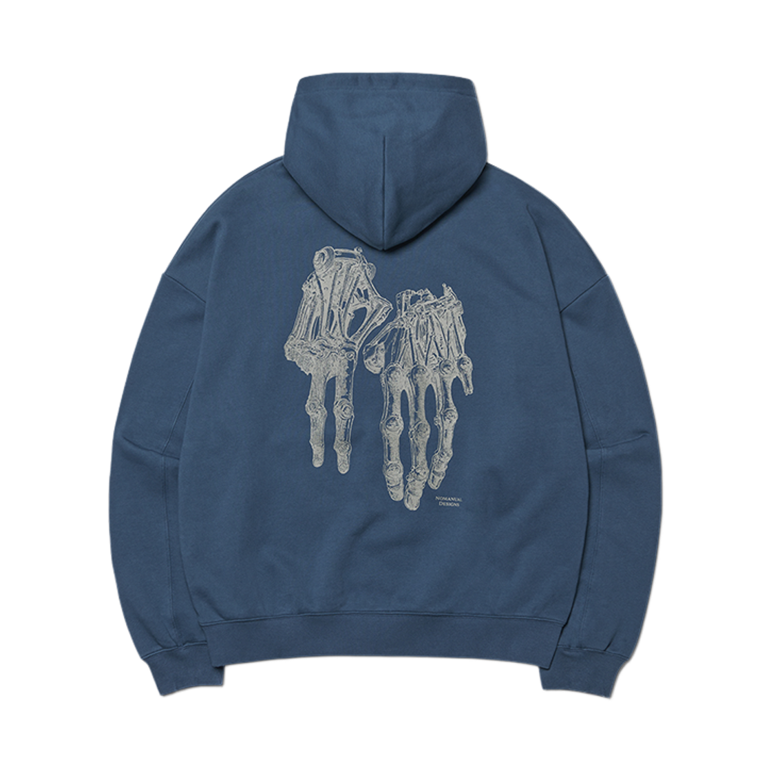 NMWF52HD04NVY NOMANUAL Robotic Hand NM Hoodie Navy