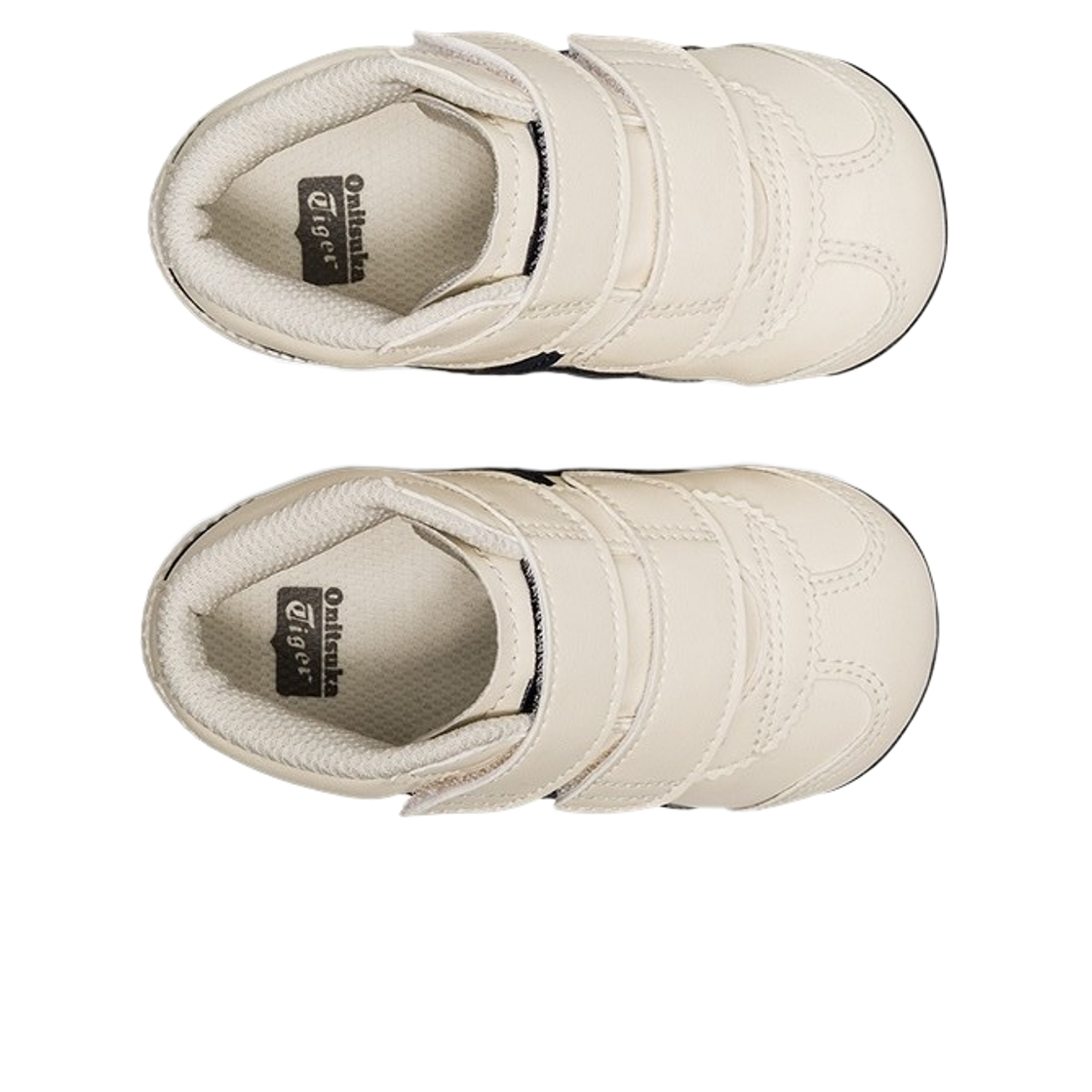 (키즈) 오니츠카 타이거 멕시코 미드 러너 버치 인디아 잉크((Kids) Onitsuka Tiger Mexico Mid Runner Birch India Ink) - 2