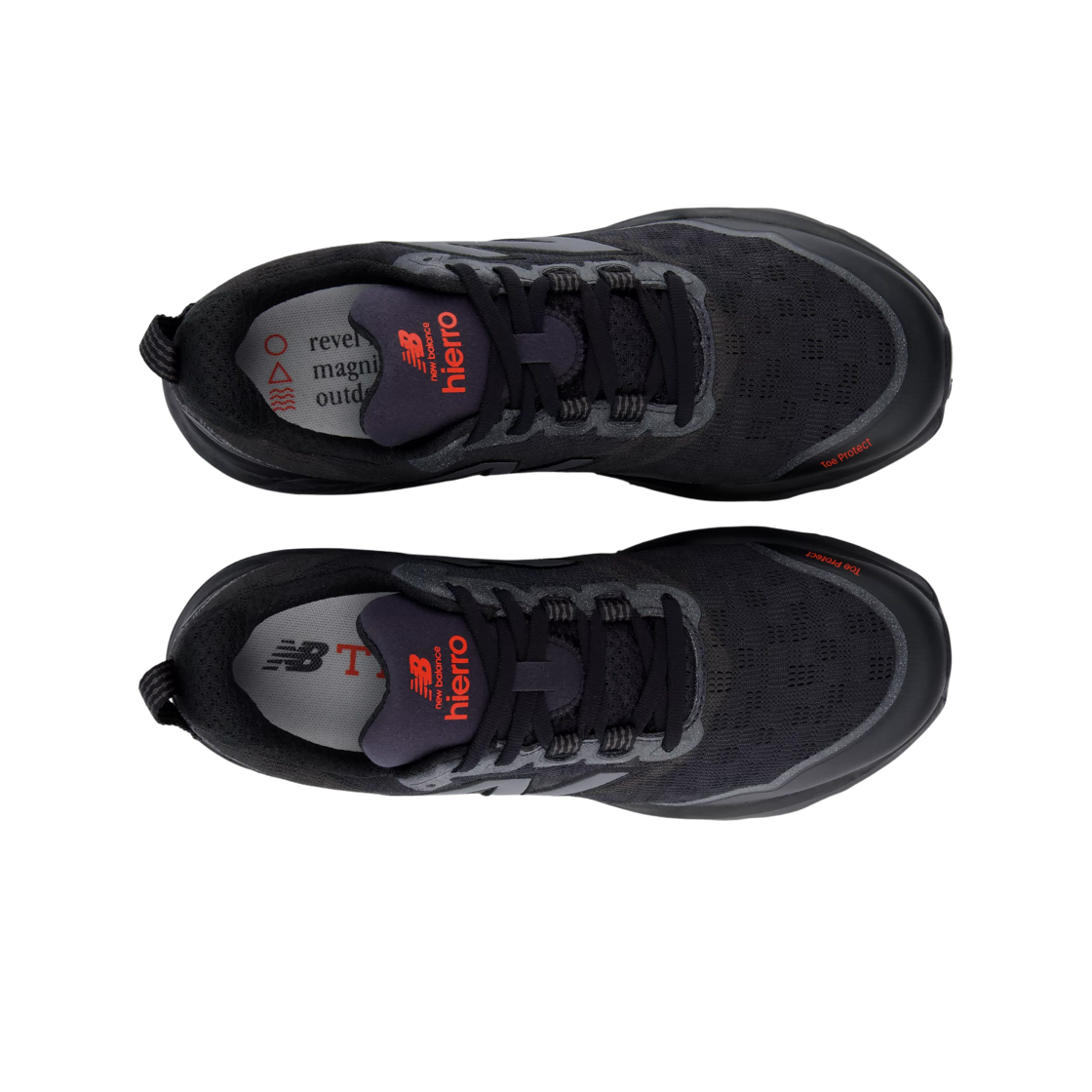 뉴발란스 프레쉬 폼 X 이에로 v9 다크 나이트 네오 플레임 - D 스탠다드(New Balance Fresh Foam X Hierro v9 Dark Night Neo Flame - D Standard) - 2