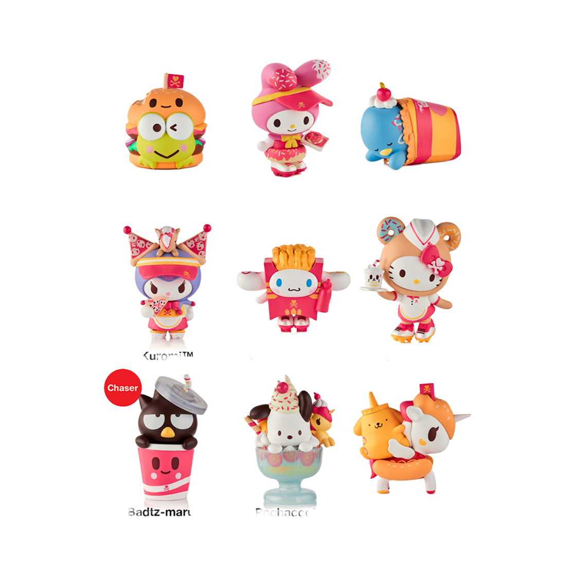 킨키로봇 헬로키티 프린즈 패스트푸드 랜덤 피규어 (2607009)(KINKIROBOT Hello Kitty And Friends Fast Food) - 2