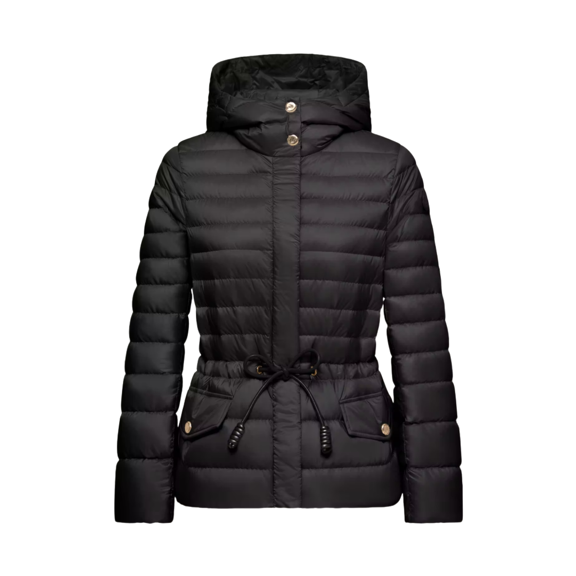 L2-093-1A00157-597YF-999 (W) Moncler Raies Hooded Short Down Jacket Black - 26FW