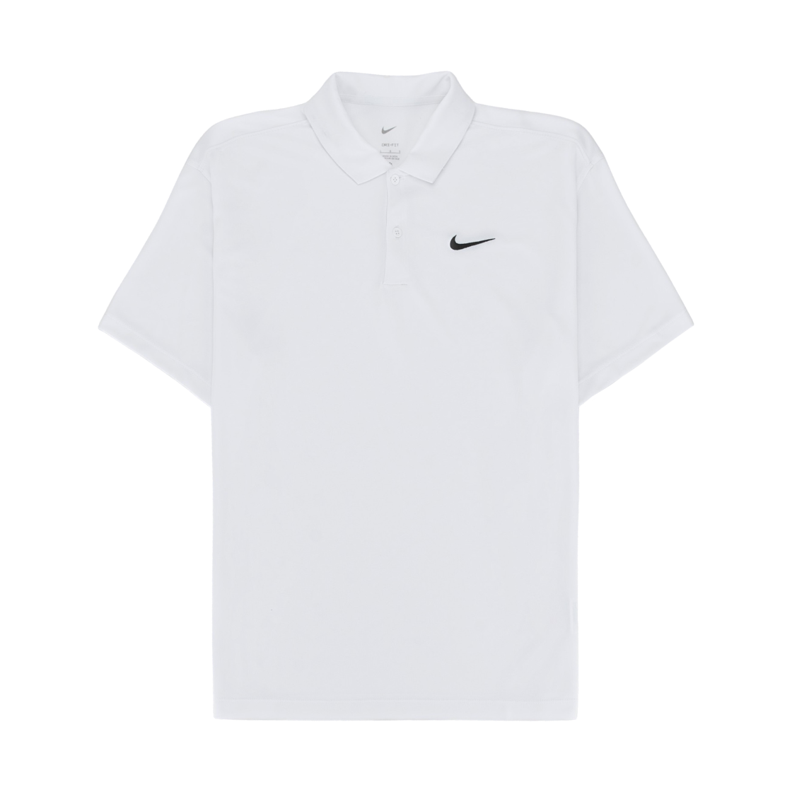 DH0857-100 Nike Court Dri-Fit Tennis Polo White Black - US/EU