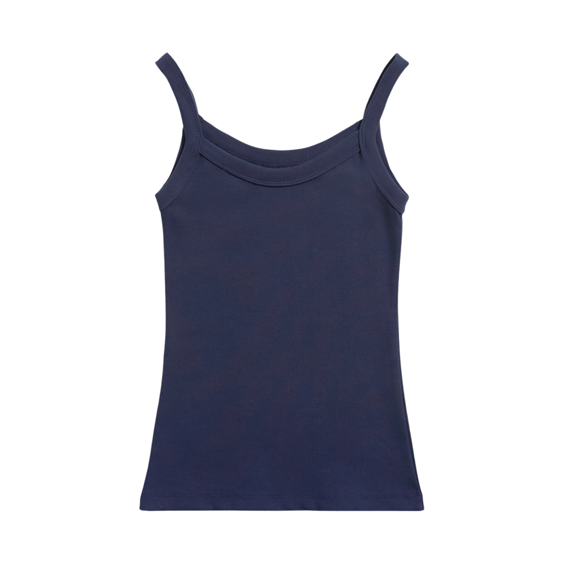 미니멀프로젝트 소프트 립 바인딩 캐미 탑 MSL102 네이비(MINIMALPROJECT Soft Rib Binding Cami Top MSL102 Navy)