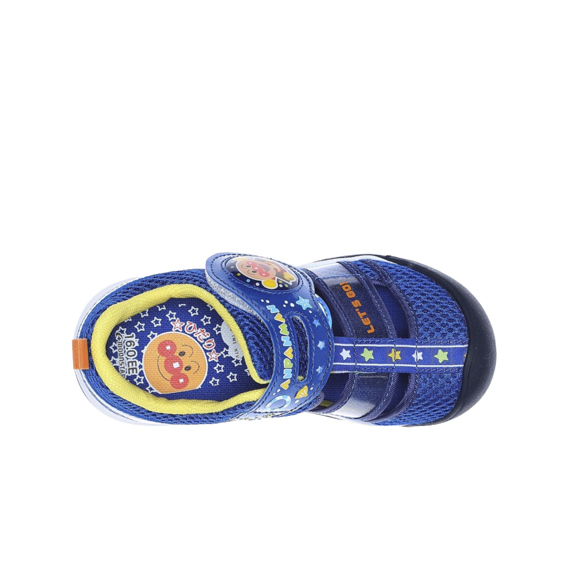 (키즈) 문스타 x 호빵맨 썸머 슈즈 블루 - 2E((Kids) Moonstar x Anpanman Summer Shoes Blue - 2E) - 2