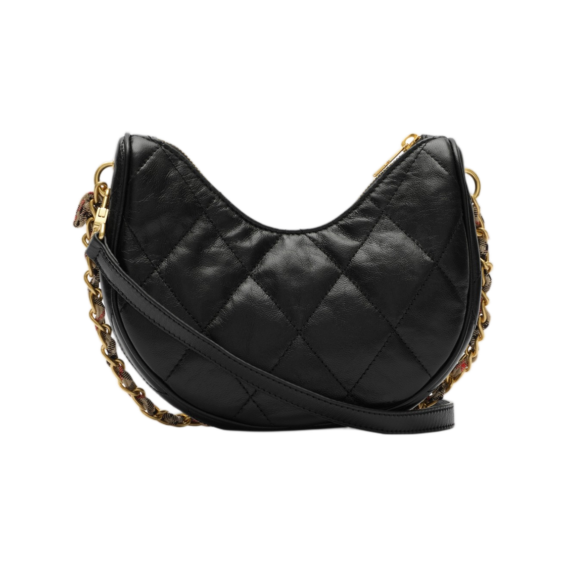 버버리 홀스슈 체인 백 블랙(Burberry Horseshoe Chain Bag Black) - 3
