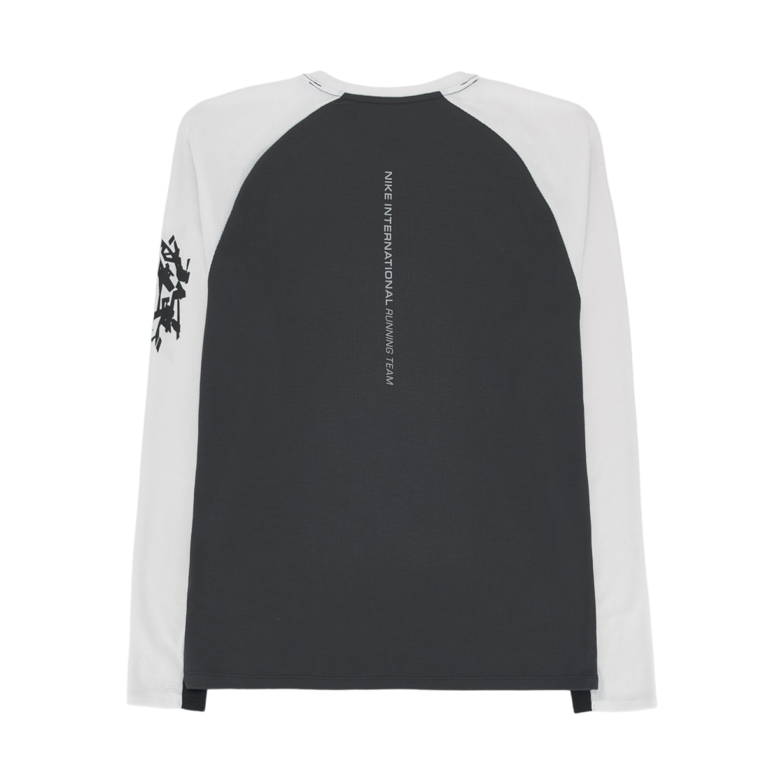 나이키 스트라이드 드라이핏 와플 크루넥 러닝 탑 앤트러사이트 플래티넘 틴트 (IQ3630-060)(Nike Stride Dri-Fit Waffle Crewneck Running Top Anthracite Platinum Tint (IQ3630-060)) - 2
