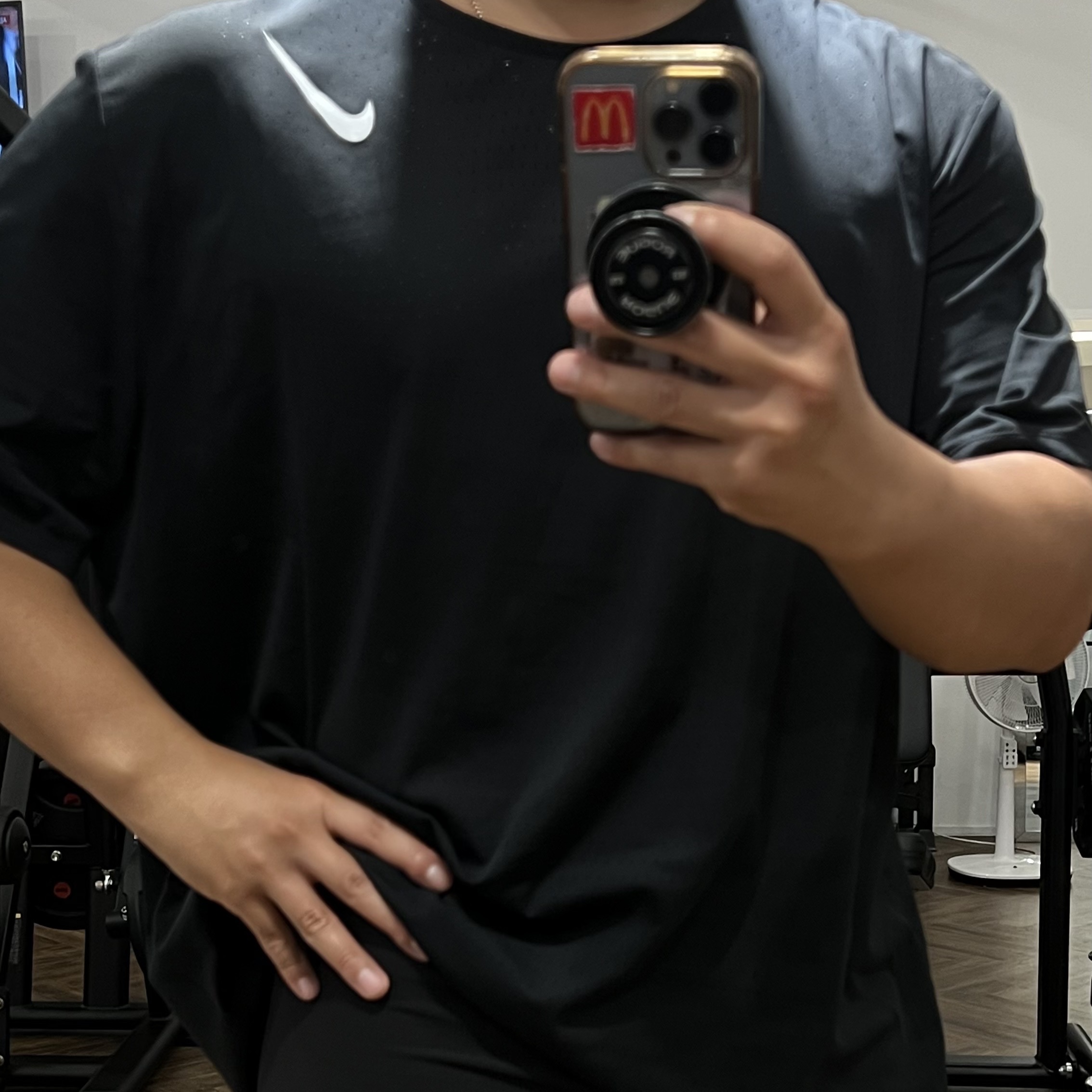 UVU Half Tight 2.0 Black, Nike Aeroswift Dri-Fit ADV Short Sleeve Running Top Black Summit White - Asia 착용 스타일 - 2