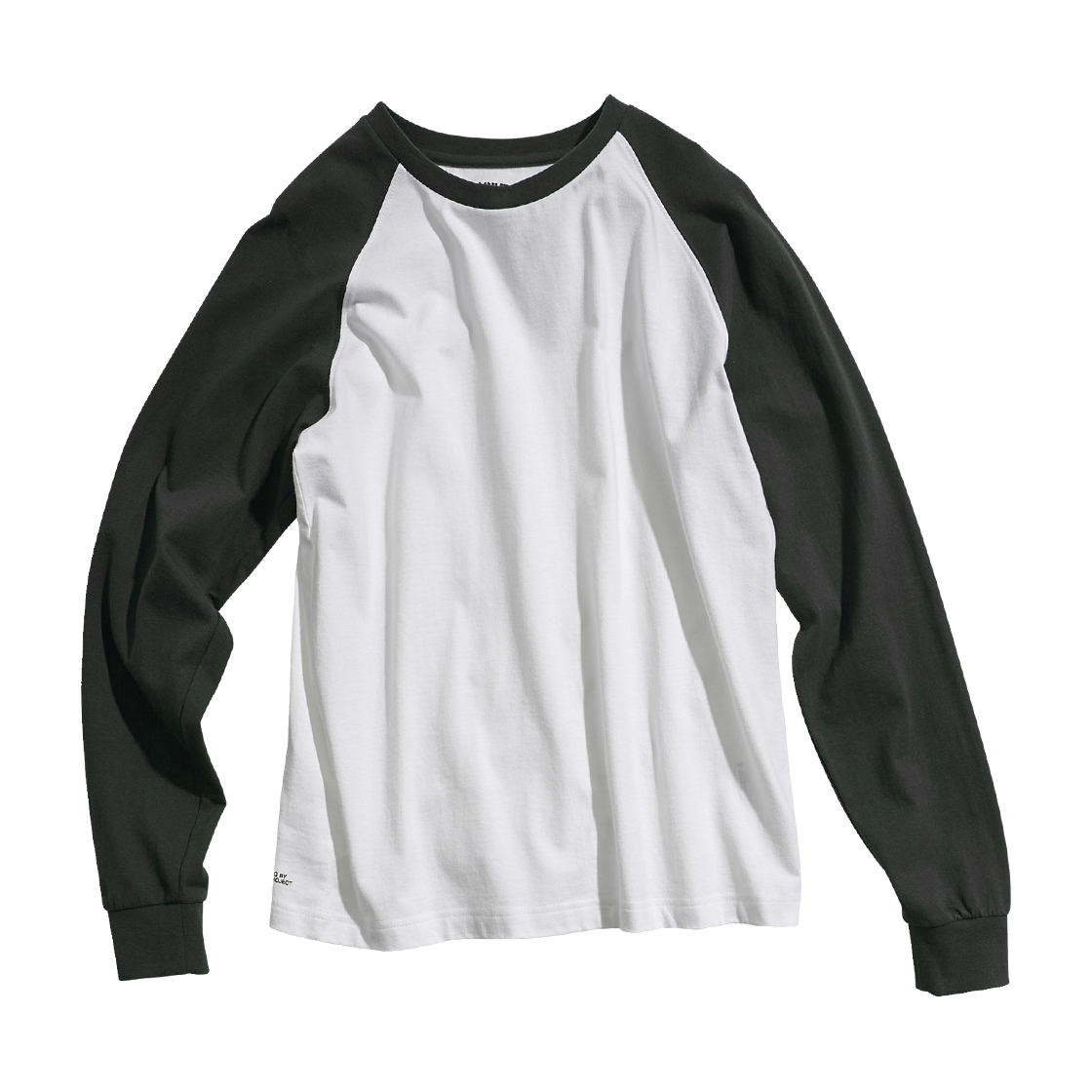 MLT122WD MINIMALPROJECT Under Log Raglan Long Sleeve T-Shirt Mlt122 White Darkgray