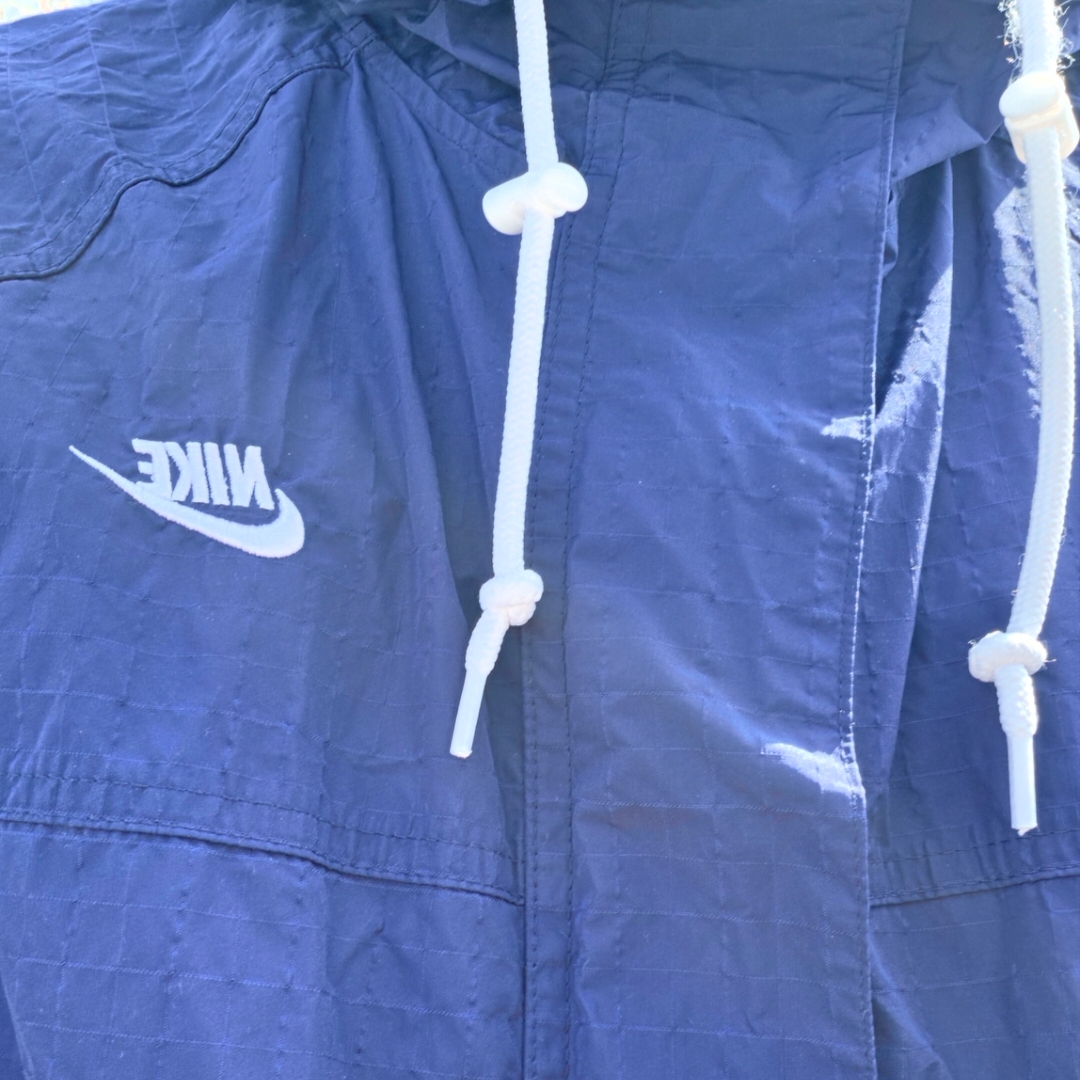 Nike Club Bowline Jacket Midnight Navy White - Asia 착용 스타일 - 1