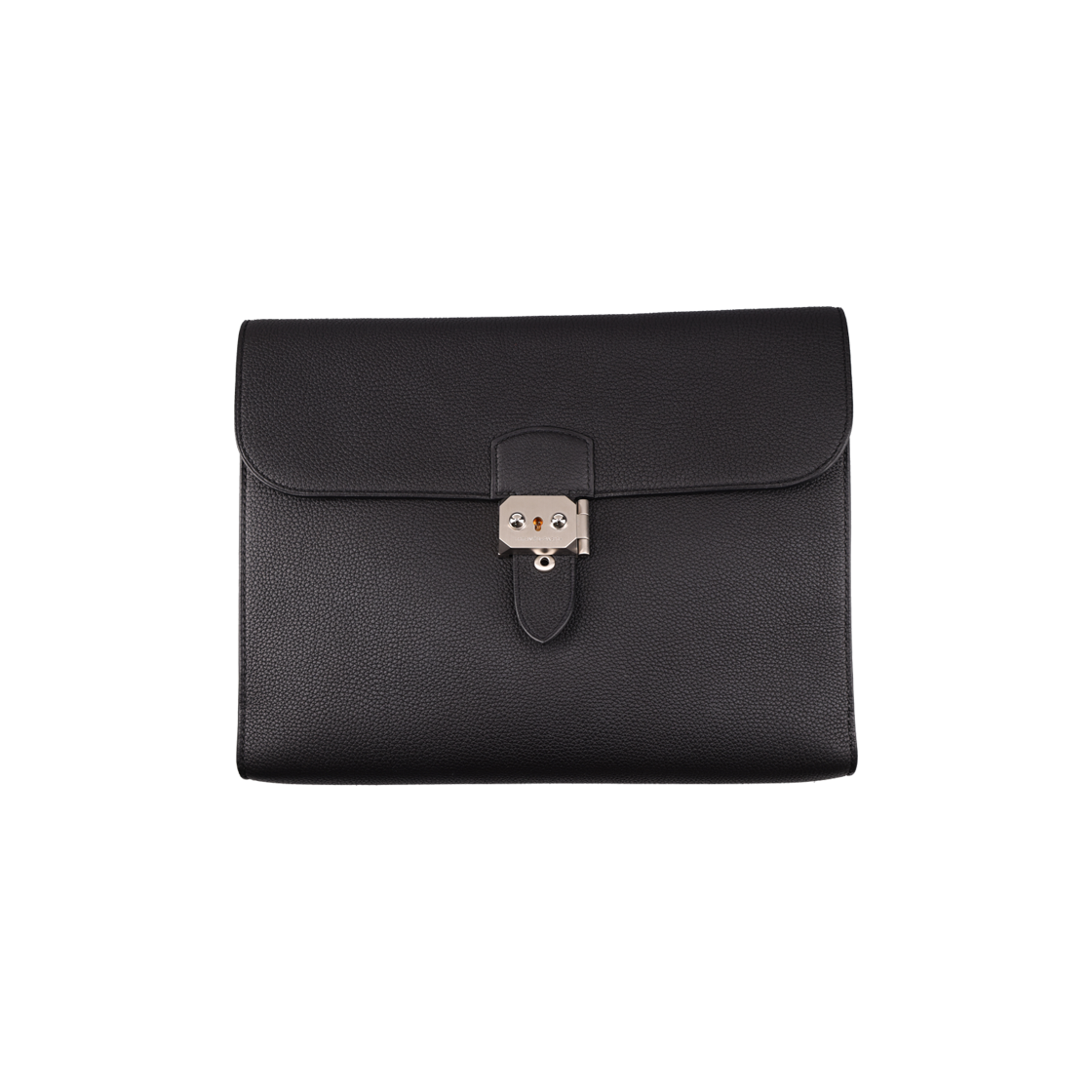 IT9H2MJUMO58 Hermes H082688CB89 Sac a Depeches 29 Messenger Bag Togo Noir Silver Hardware B Stamp