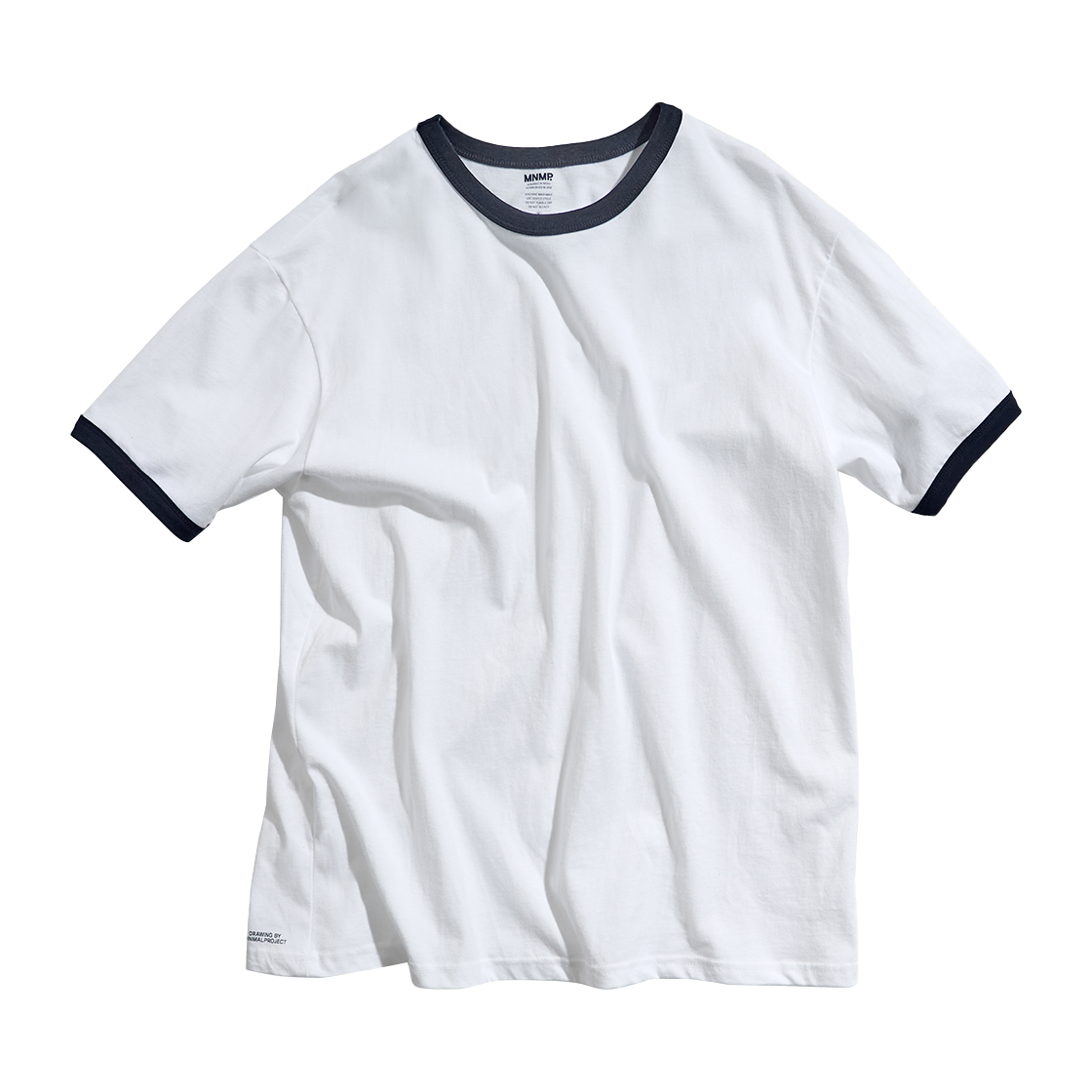 MST189WH MINIMALPROJECT Under Log Ringer T-Shirt MST189 White