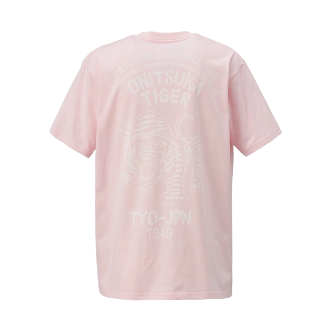 2183B150-700 Onitsuka Tiger Graphic T-Shirt Light Pink