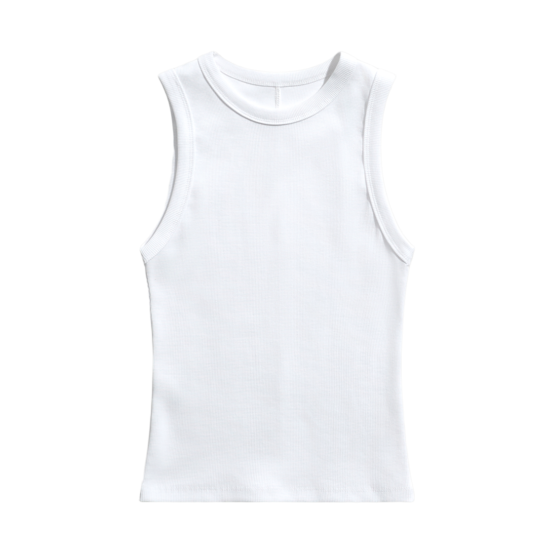 MSL101WH MINIMALPROJECT Soft Rib Sleeveless Top MSL101 White