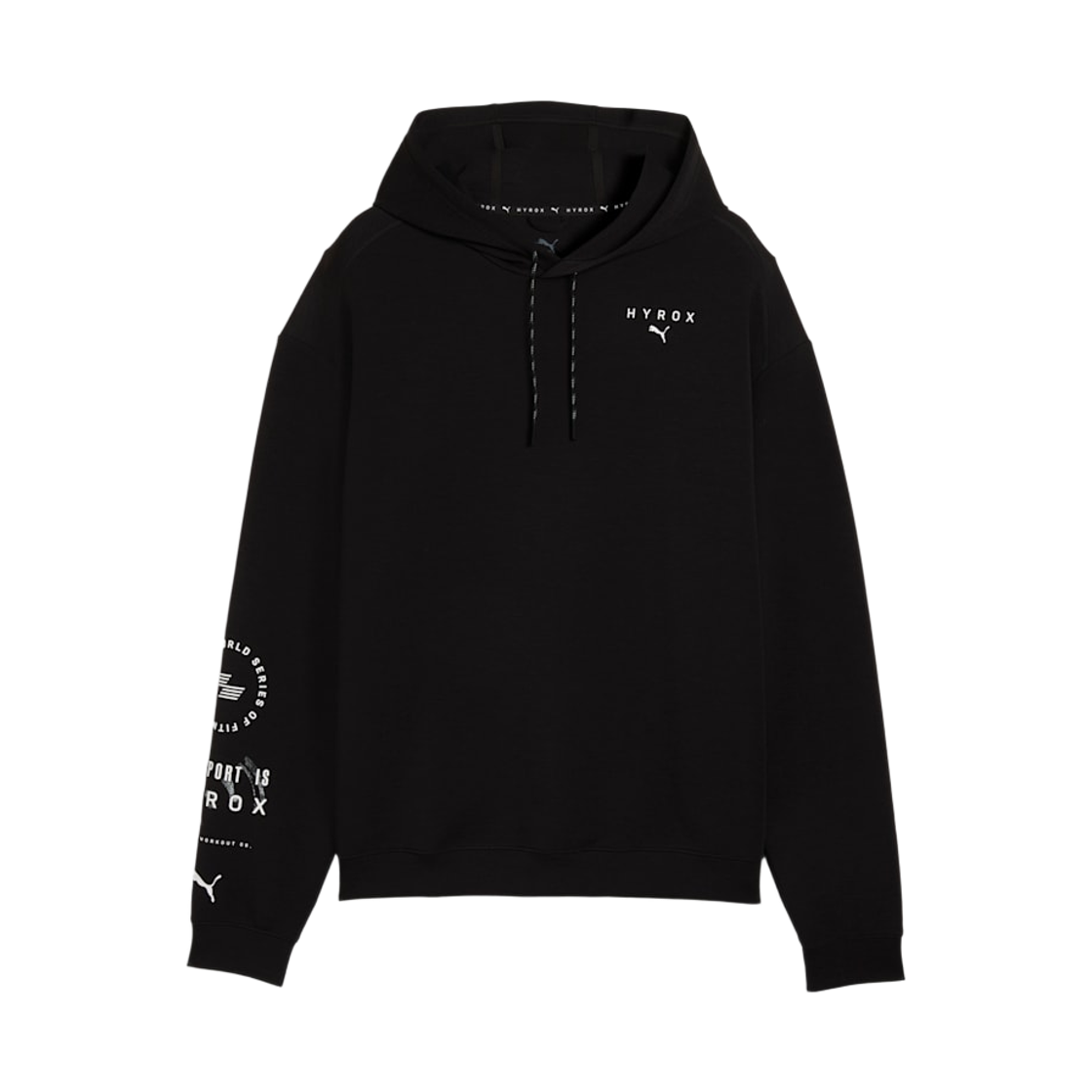 528578-01 Puma x Hyrox Cloudspun Hoodie Black