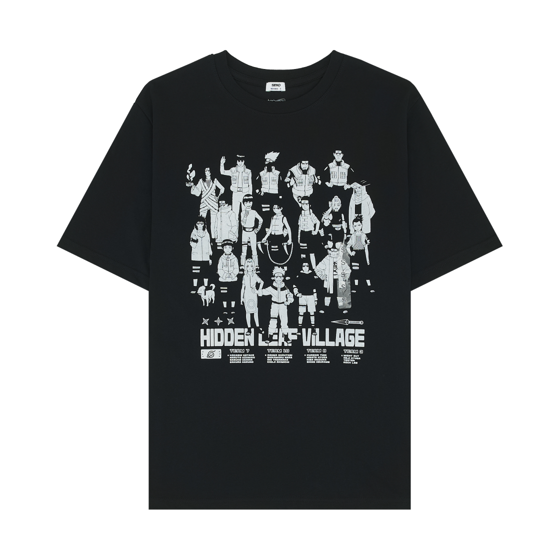 스파오 x 나루토 반팔 티셔츠 믹스(Spao x Naruto Short Sleeve T-Shirt Mix)