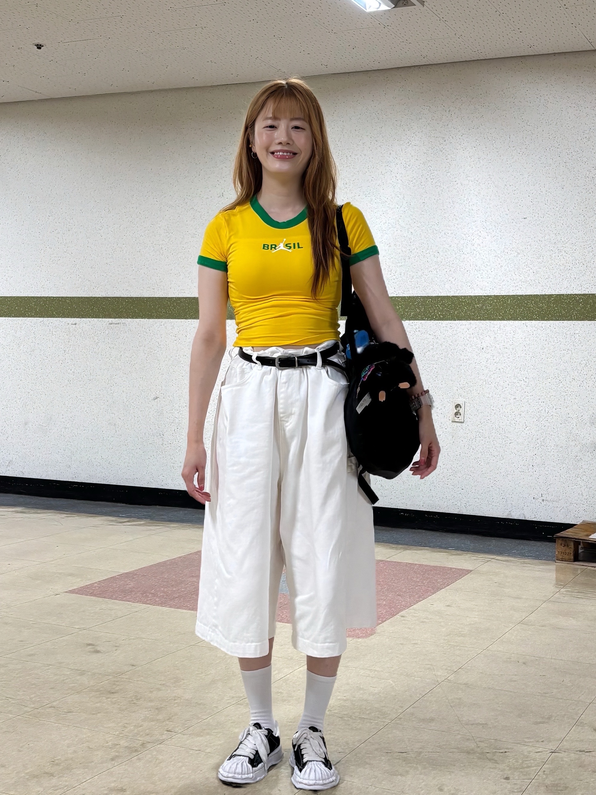 Maison Mihara Yasuhiro Blakey OG Sole Canvas Low-top Sneakers Black White, (W) Jordan Brazil Graphic Crewneck Top Varsity Maize Lucky Green - Asia 착용 스타일 - 9
