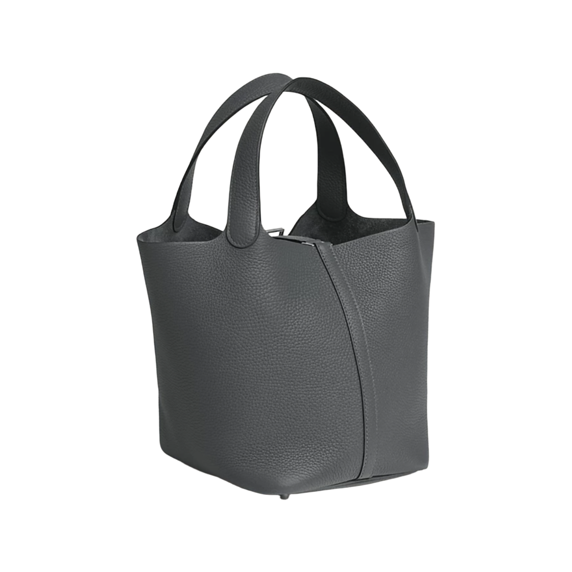 에르메스 피코탄 락 22 백 클레망스 & 팔라듐 하드웨어 그리 미스티(Hermes Picotin Lock 22 Bag Clemence & Palladium Gris Misty) - 3