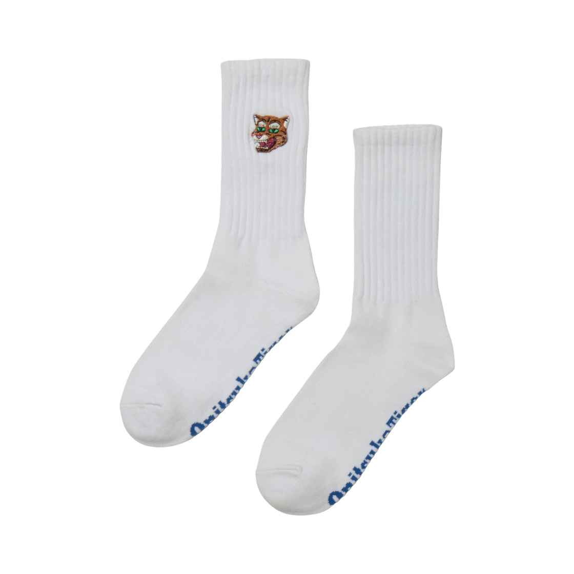 3183A949-101 Onitsuka Tiger Middle Socks White