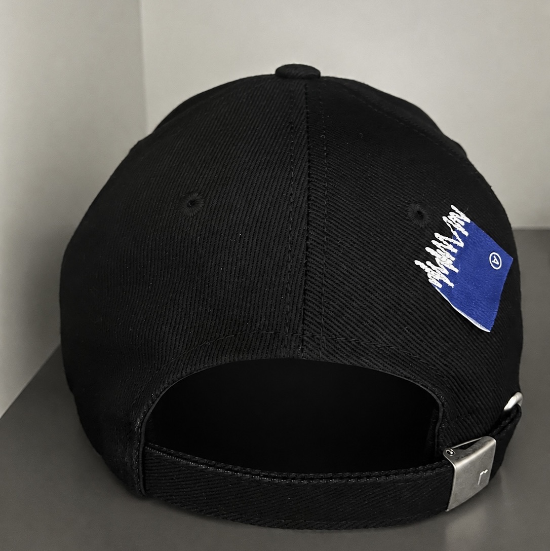 Ader Error Sig; TRS Tag Cap 01 Noir 착용 스타일 - 2