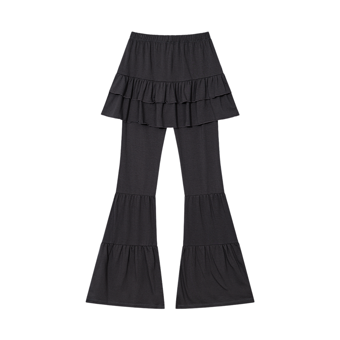 어글리쉐도우 캉캉 스커트 팬츠(챠콜)(Uglyshadow Cancan Skirt Pants(Charcoal)) - 2