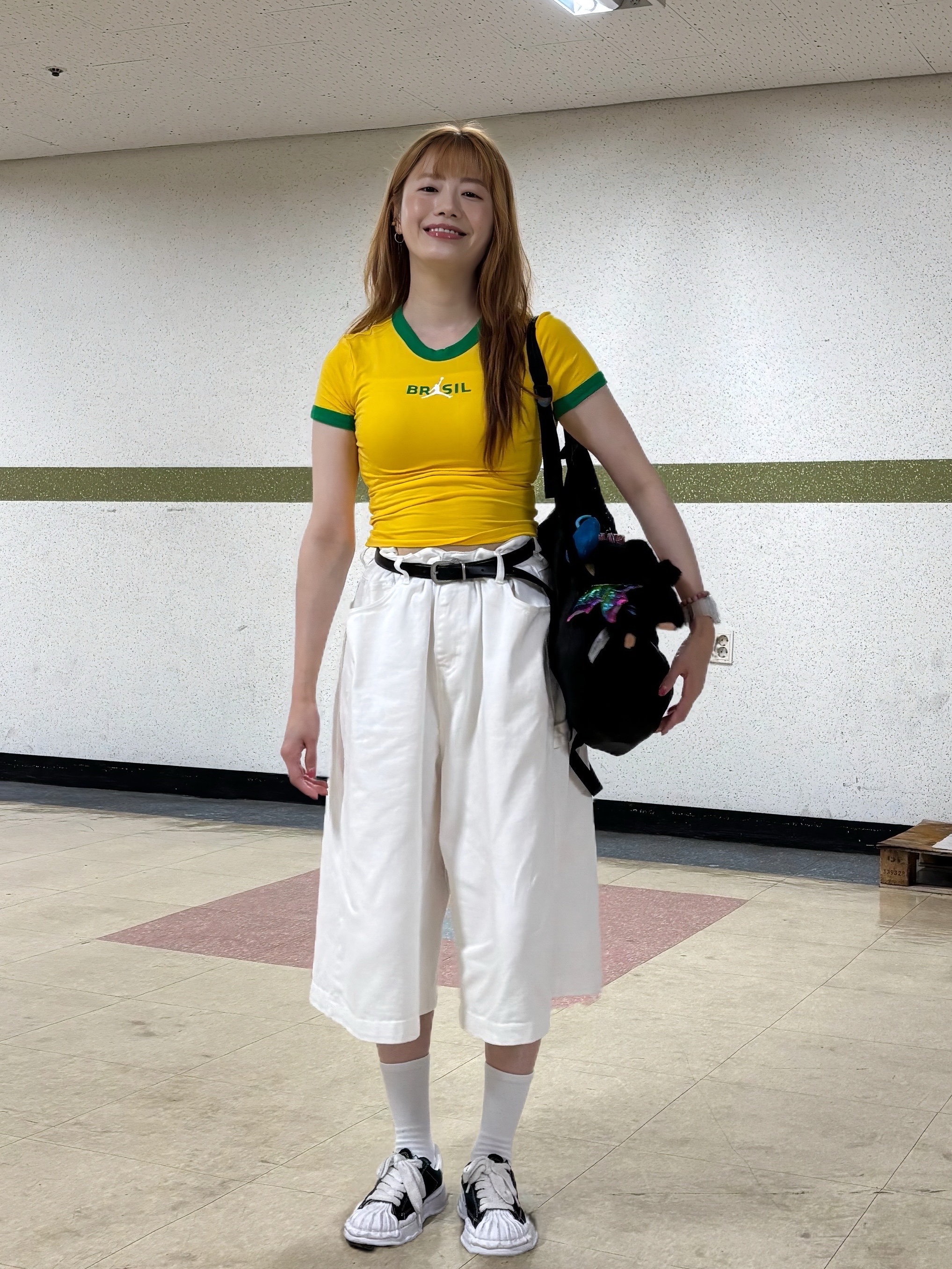 Maison Mihara Yasuhiro Blakey OG Sole Canvas Low-top Sneakers Black White, (W) Jordan Brazil Graphic Crewneck Top Varsity Maize Lucky Green - Asia 착용 스타일 - 8