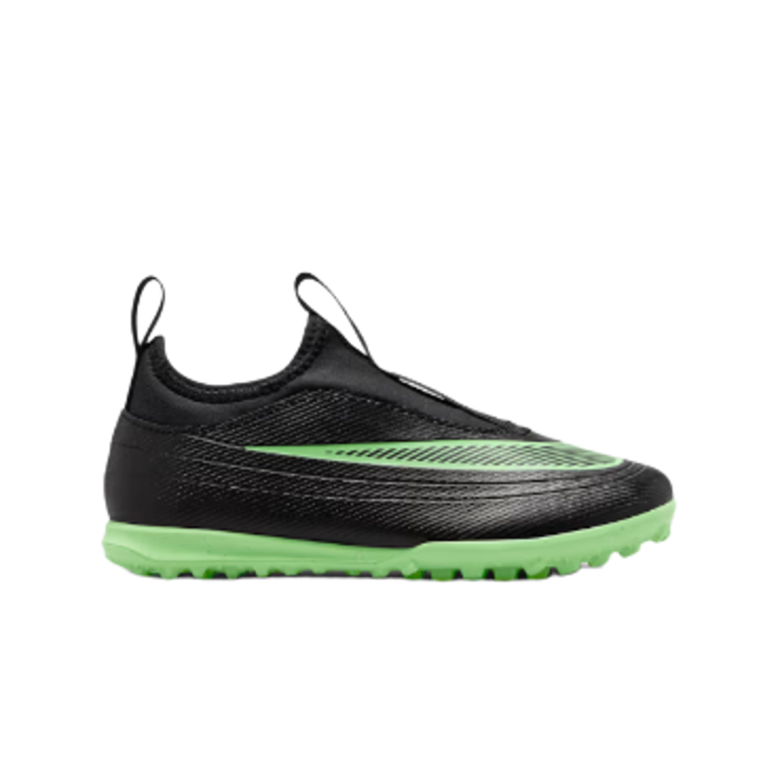 IO1483-001 (PS) Nike Vapor 17 Club Flex TF Black Illusion Green