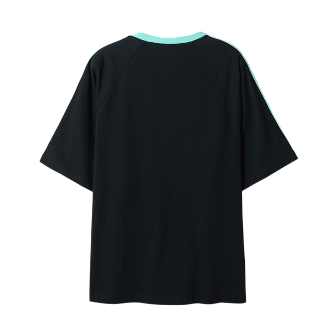 스파오 x 하츠네미쿠 배색 숏슬리브 티셔츠 블랙(Spao x Hatsune Miku Color Combination Short Sleeve T-Shirt Black) - 2