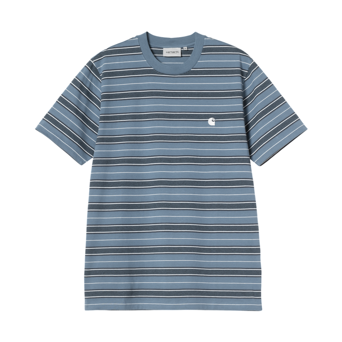 I037145-3UF-XX Carhartt WIP S/S Bronson T-Shirt Bronson Stripe Icesheet