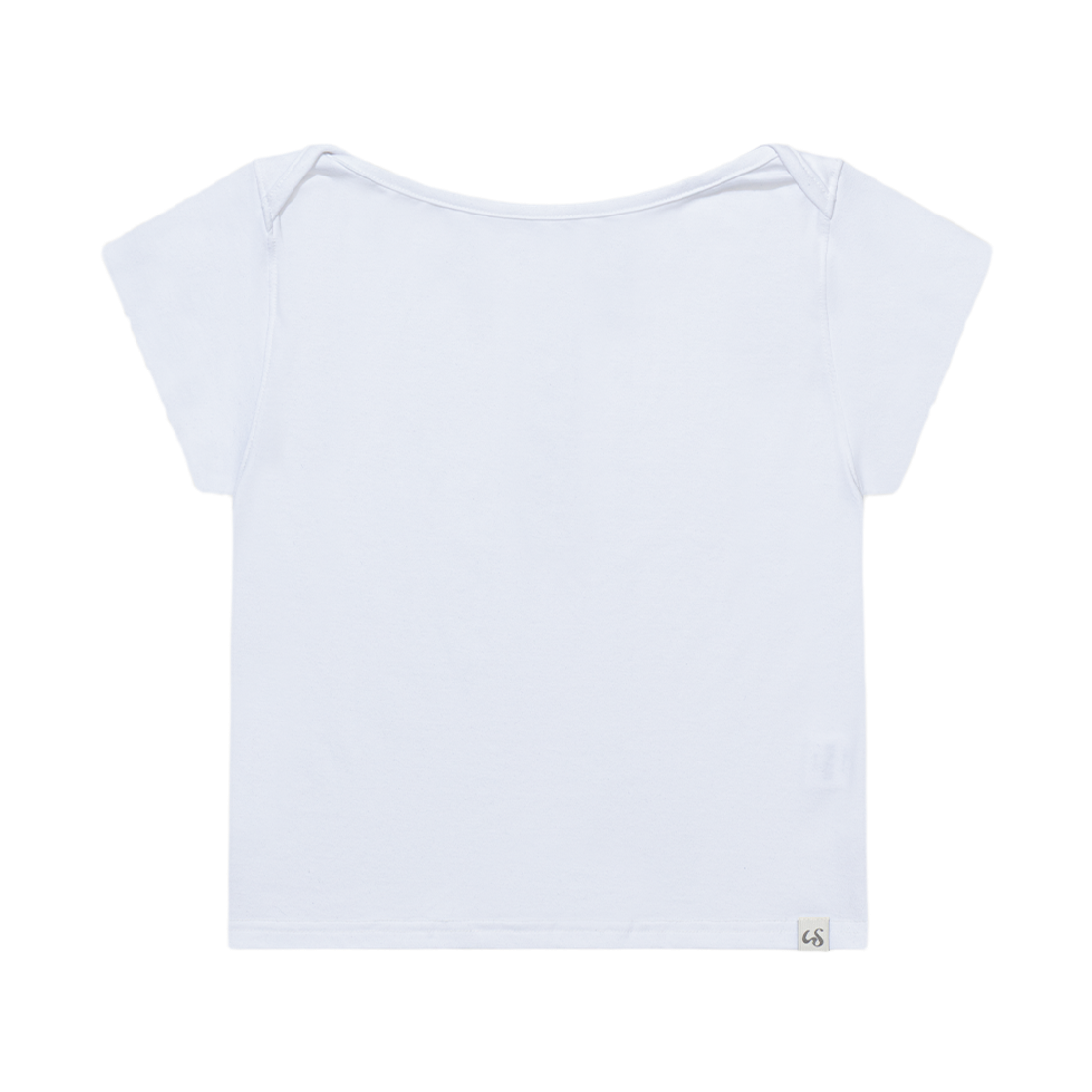 어글리쉐도우 베이직 에센셜 립 보트 탑(화이트)(Uglyshadow Basic Essential Rib Boat Top(White)) - 1