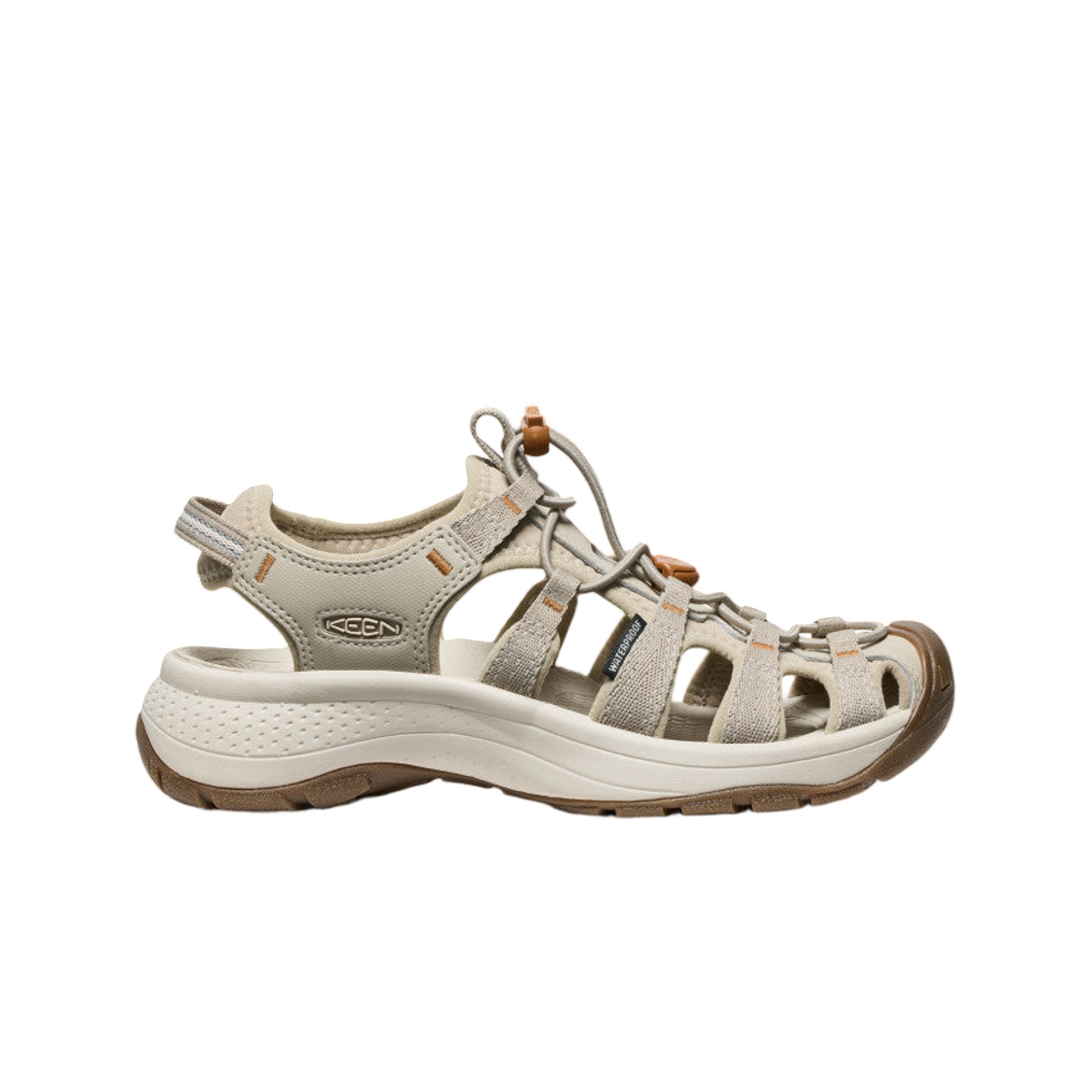1030148 (W) Keen Astoria West Sandal Plaza Taupe Roasted Pecan
