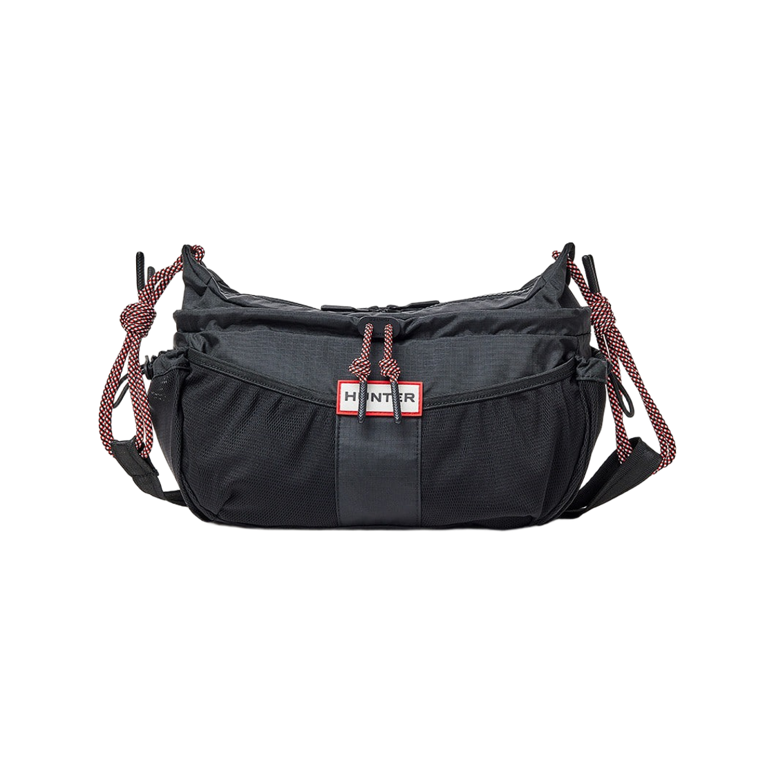UBX7123NRS-RBO Hunter Travel Crossbody Bag Black Red Box Logo