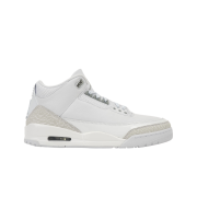 Jordan 3 Retro White and Silver