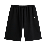 (W) Nike NSW Oversized Mid-Rise French Terry Bermuda Shorts Black Sail - Asia