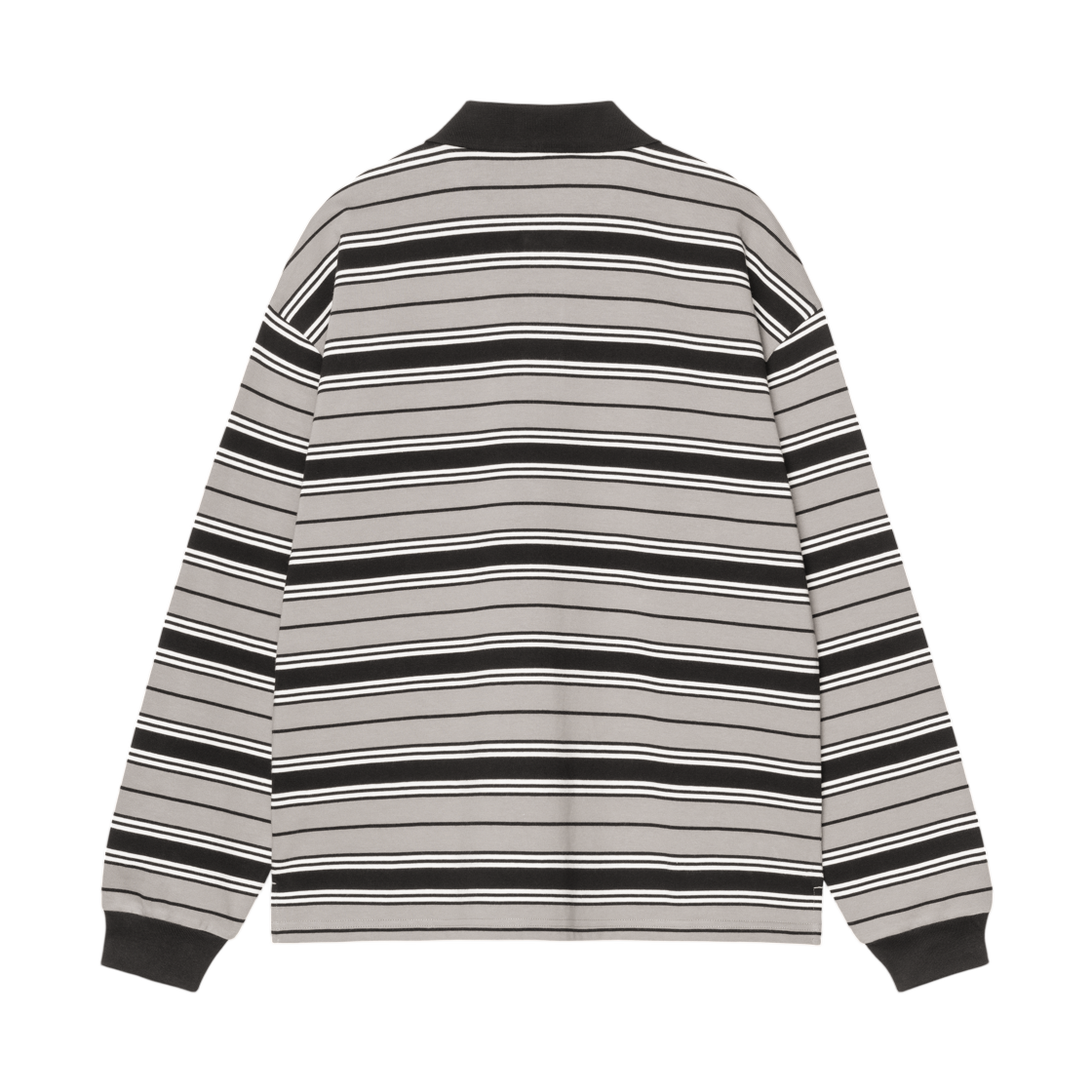칼하트 WIP 롱슬리브 데빗 럭비 셔츠 데빗 스트라이프 쉐이디 그레이(Carhartt WIP L/S Devitt Rugby Shirt Devitt Stripe Shady Grey) - 2