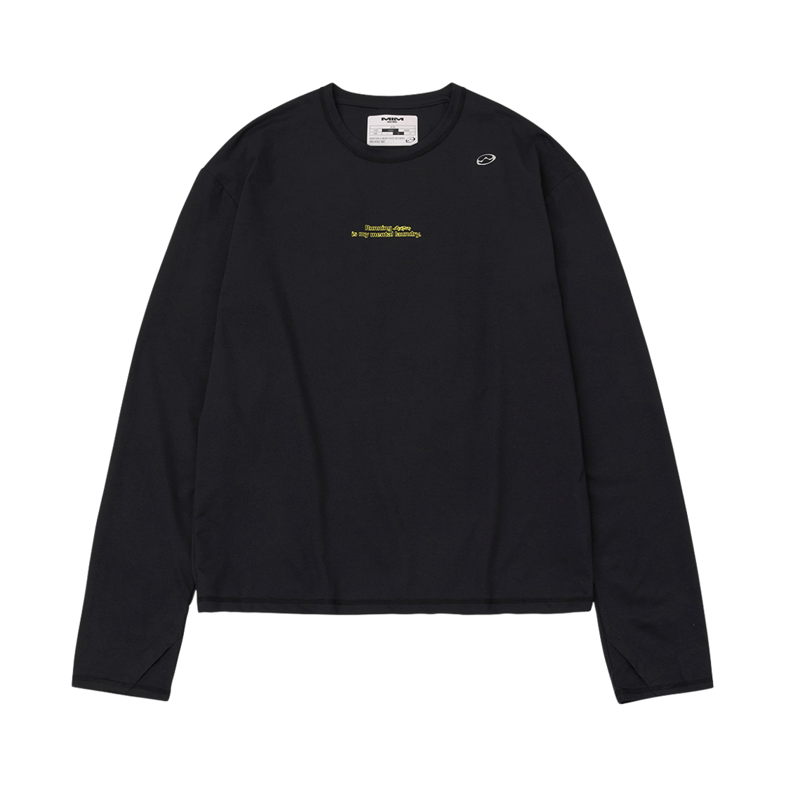 엠아이엠 스월 롱슬리브_블랙(MIM Swirl Longsleeve_Black)