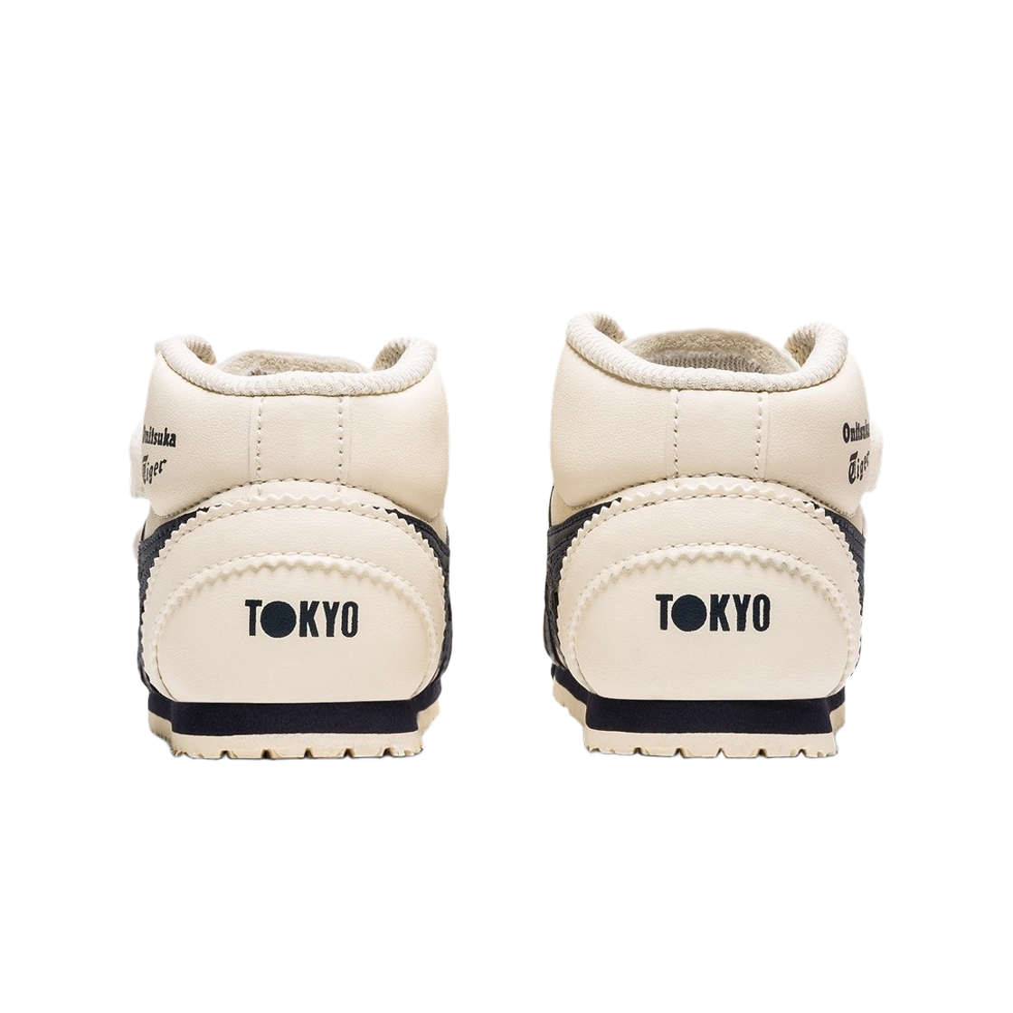 (키즈) 오니츠카 타이거 멕시코 미드 러너 버치 인디아 잉크((Kids) Onitsuka Tiger Mexico Mid Runner Birch India Ink) - 3