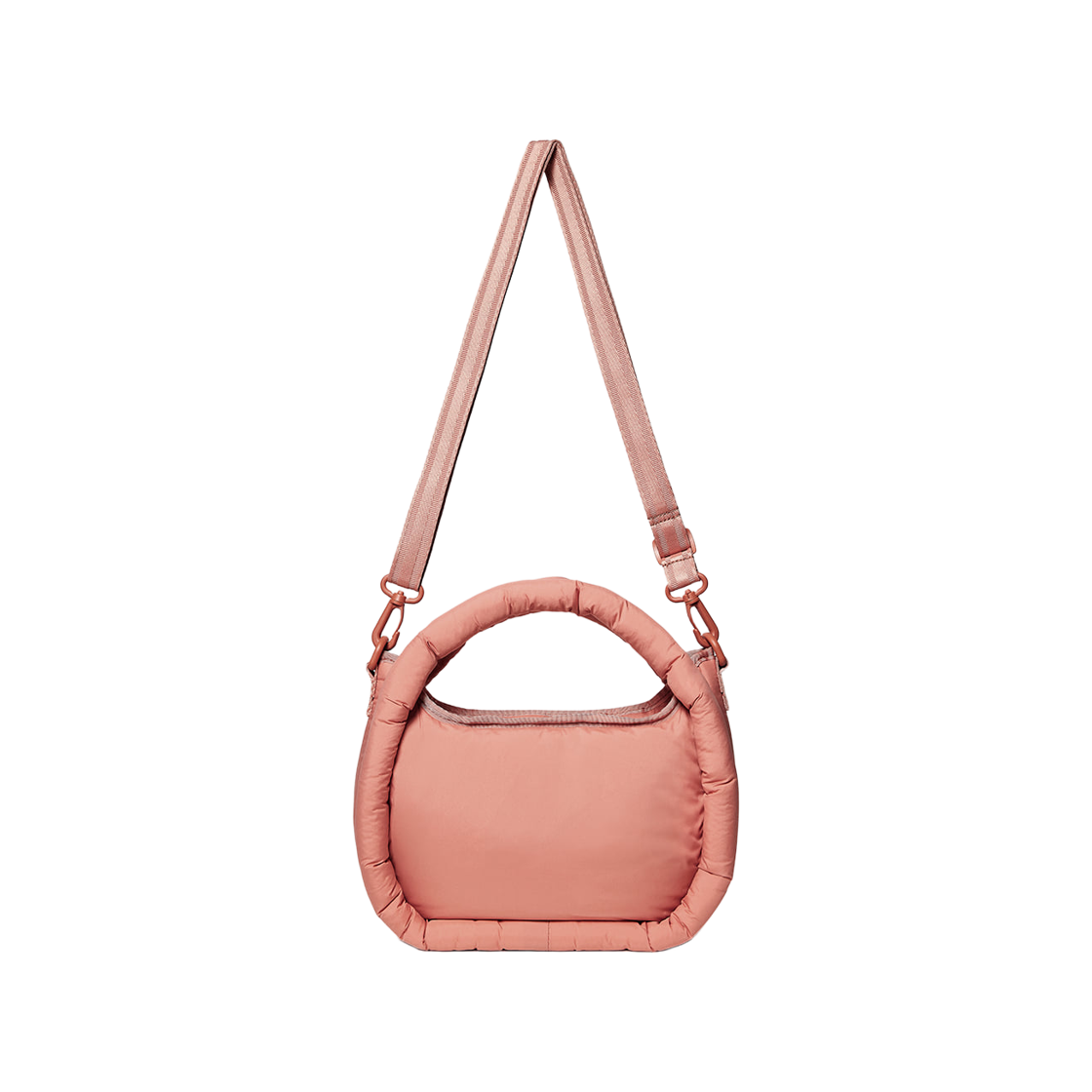 헌터 프레임 퍼퍼 미디 호보백 리치 로즈(Hunter Framed Puffer Midi Hobo Bag Rich Rose) - 2