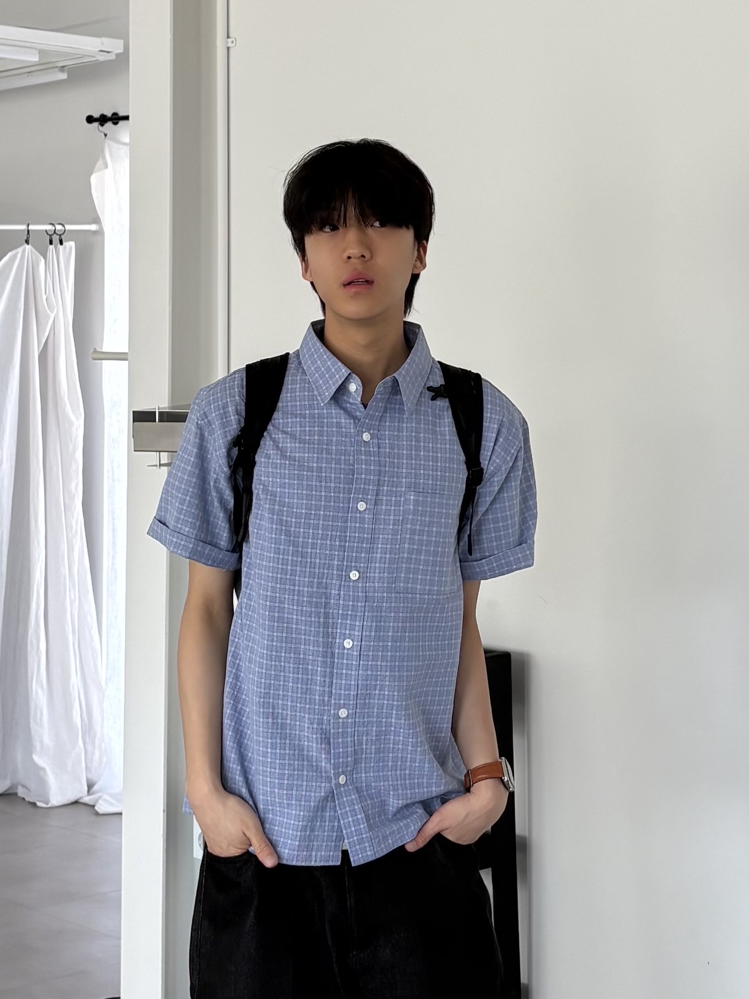 Dr. Martens 1461 Smooth Black 착용 스타일 - 5