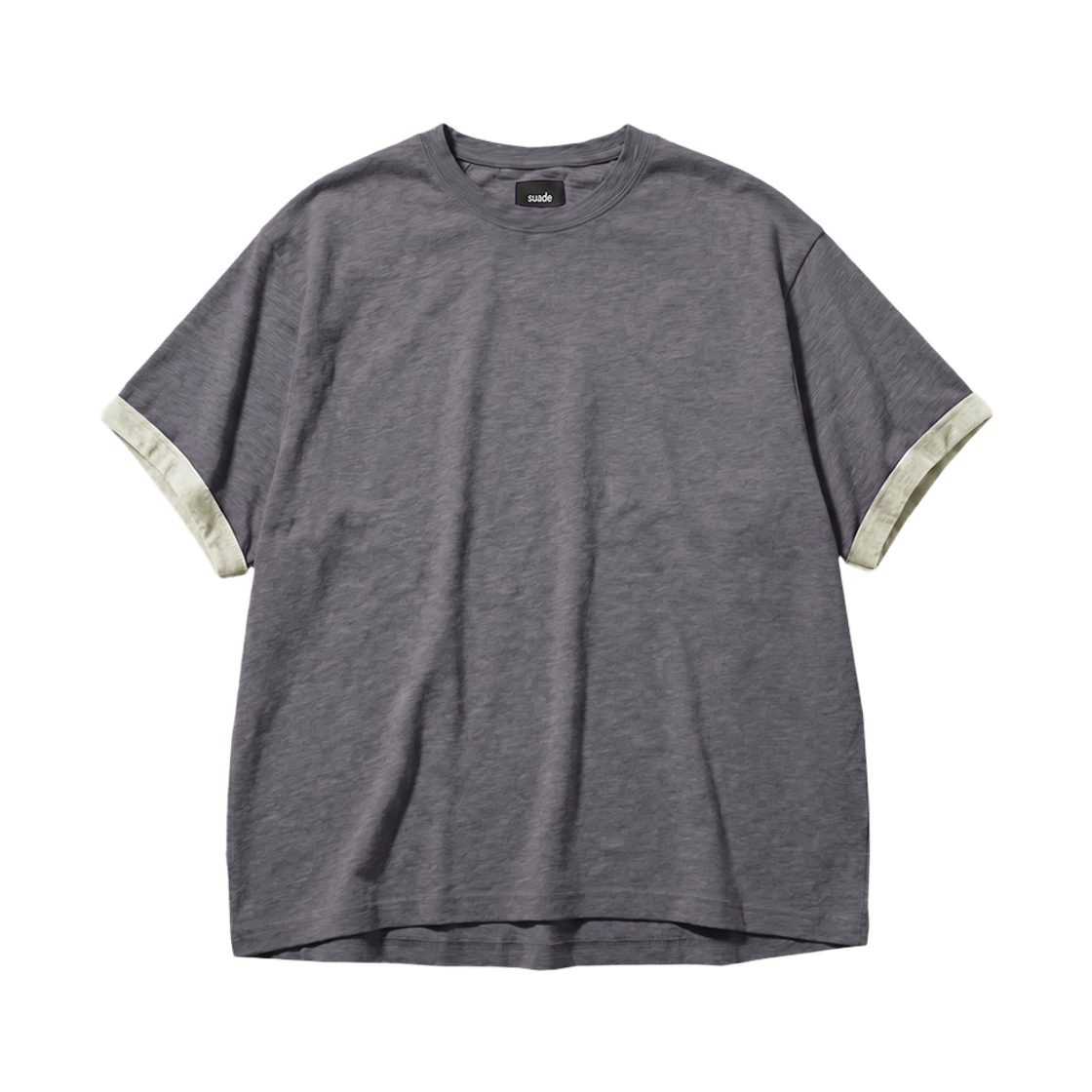 스웨이드 텍스쳐드 레이어드 티 퍼플(Suade Textured Layered Tee Purple) - 1