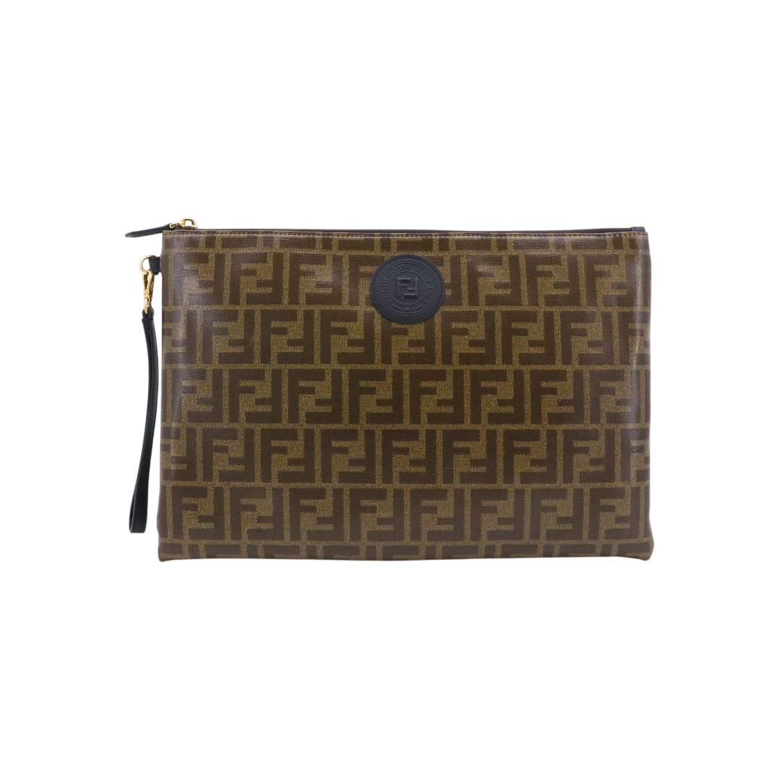 IT8CG84QHJI5 Fendi FF Strap Large Clutch 8N0178