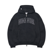 NOMANUAL B.A Hooded Zip-up Black