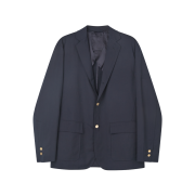 AKRYL Boxy Blazer Navy - 26FW