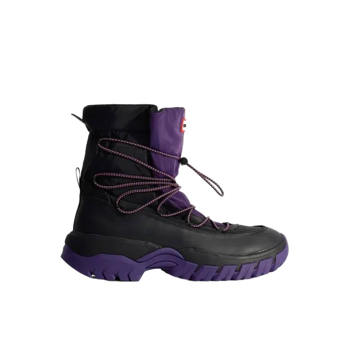 MFS9300NYL-BRP Hunter Wanderer Lace Up Outdoor Boots Black Rich Purple