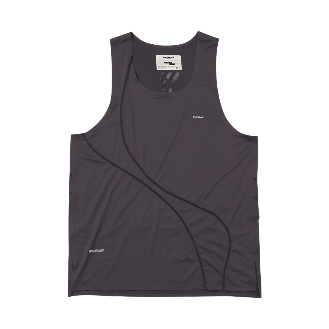 엠아이엠 모멘텀 싱글렛_차콜 그레이(MIM Momentum Singlet_Charcoal Grey)