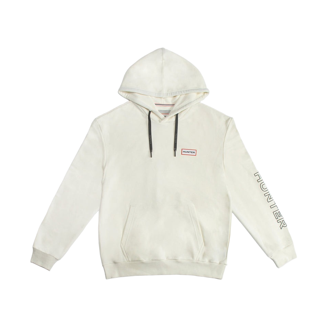 헌터 플레이 러버라이즈드 로고 후드 쉐이디드 화이트(Hunter Play Rubberised Logo Hoodie Shaded White)