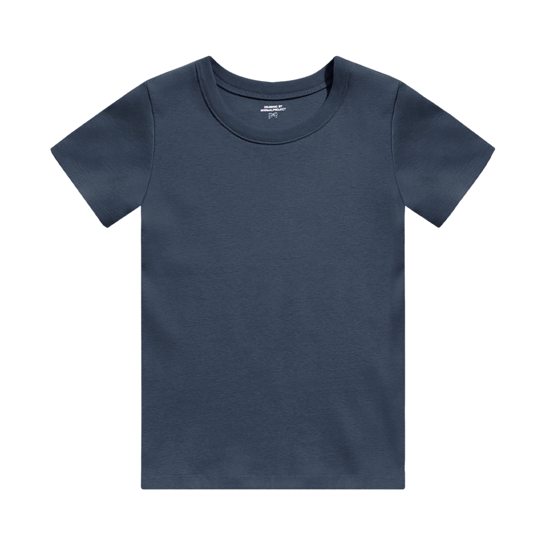MST191LN MINIMALPROJECT Creamy Day Half T-Shirt MST191 Lightnavy
